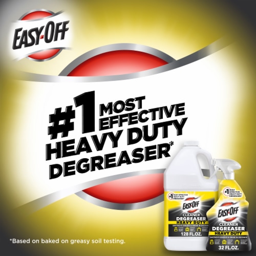 Easy Off Heavy Duty Cleaner Degreaser, Removes Tough Grease and Grime, 32 fl oz Perspective: left
