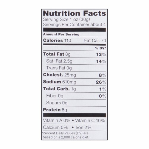 Greenfield Natural Meat Co. Uncured Genoa Salami Perspective: left