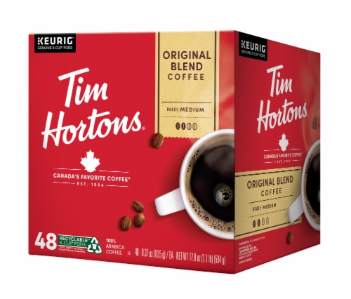 Tim Horton's® Original Blend Medium Roast Coffee K-Cups Perspective: left