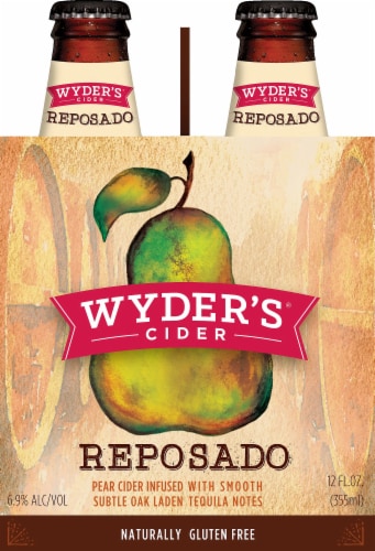 Wyder's® Reposado Pear Cider Beer Perspective: left