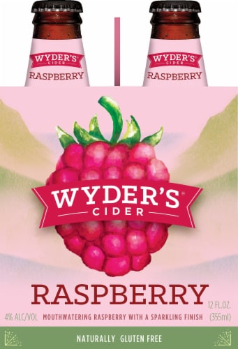 Wyder's® Raspberry Hard Cider Perspective: left