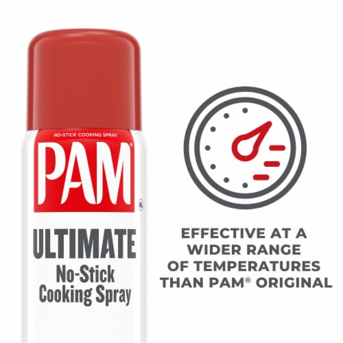 Pam Ultimate No-Stick Cooking Spray Perspective: left