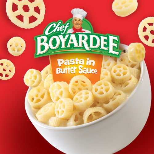 Chef Boyardee Pasta In Butter Sauce Perspective: left