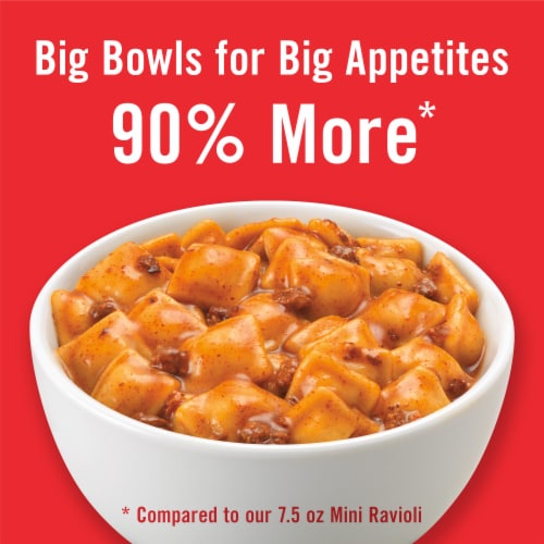 Chef Boyardee Mini Ravioli Big Bowl Microwave Cup Perspective: left