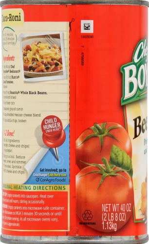 Chef Boyardee Beefaroni Perspective: left