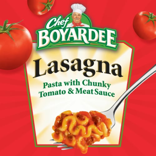Chef Boyardee Lasagna Perspective: left