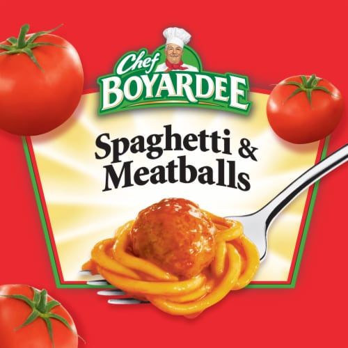 Chef Boyardee® Spaghetti & Meat Balls Microwavable Cup Perspective: left