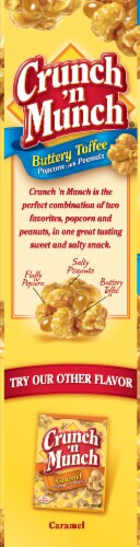 Crunch 'n Munch Buttery Toffee Popcorn with Peanuts Perspective: left