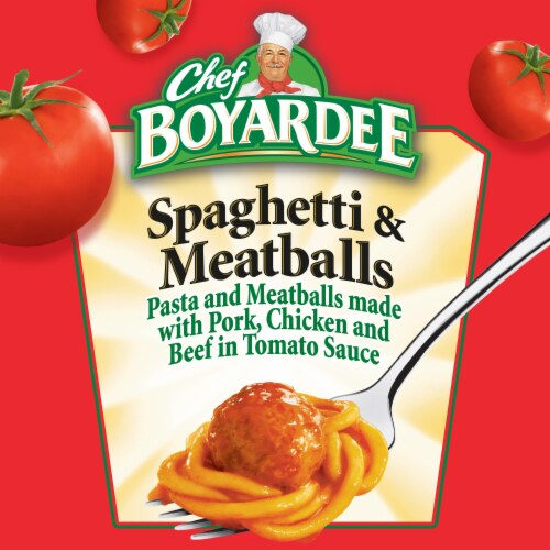 Chef Boyardee Spaghetti And Meatballs Perspective: left