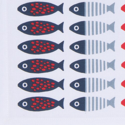 Now Designs 100% Cotton Woven Printed Kitchen Dish Towels Little Fish Set  of 2, Set of 2 - City Market