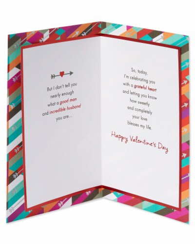 American Greetings Religious Valentine’s Day Card for Husband (Grateful Heart) Perspective: left