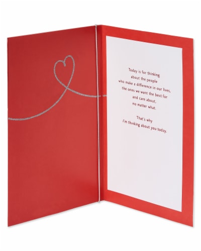 American Greetings Valentine's Day Card (Making a Difference) Perspective: left