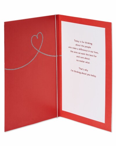 American Greetings Valentine's Day Card (Making a Difference) Perspective: left