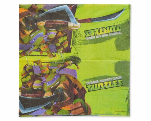 American Greetings Teenage Mutant Ninja Turtle Paper Lunch Napkins Perspective: left