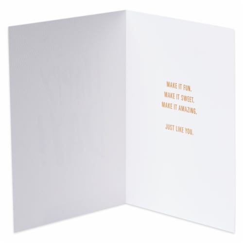 American Greetings Birthday Card (Happy Day) Perspective: left