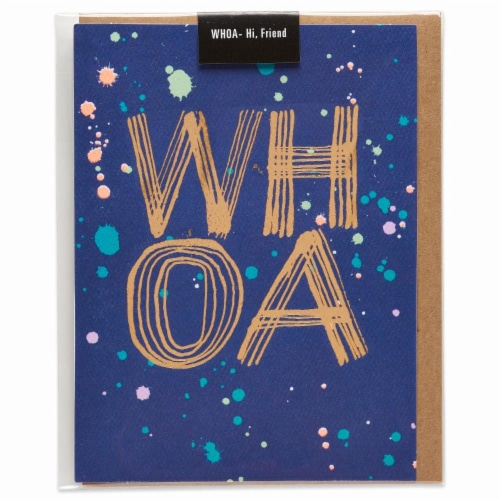 American Greetings (S24) WHOA - Hi Friend Card Perspective: left