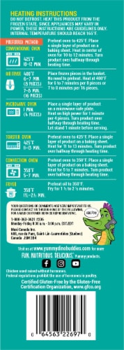 Yummy® Dino Buddies® Gluten Free Dinosaur Chicken Nuggets Perspective: left