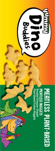 Yummy® Meatless Plant-Based Dino Buddies® Dinosaur-Shaped Vegan Nuggets Perspective: left
