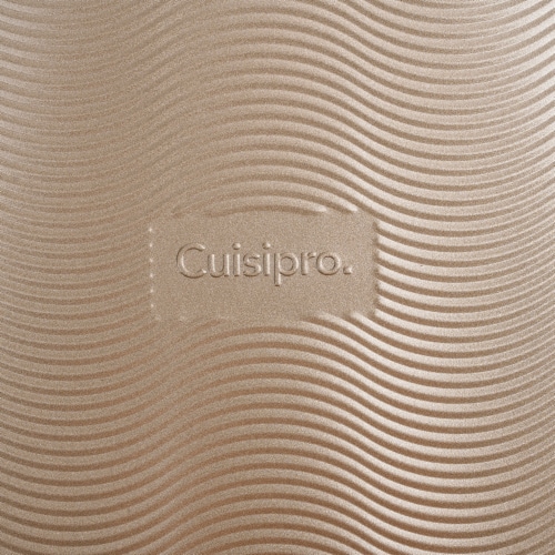 Cuisipro 13.5 x 9.5-Inch Rectangular Steel Nonstick Roasting Pan Perspective: left