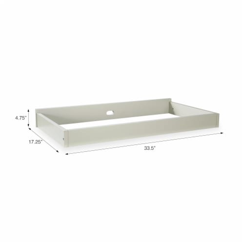 Baby Relax Miles Dresser Topper Graphite Gray Wood 17.25 x 33.50 x 4.75 QFC