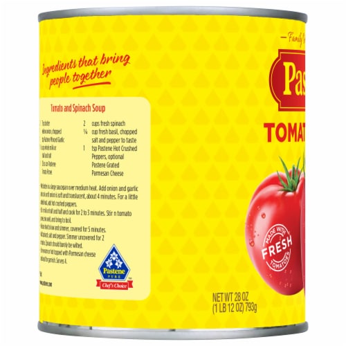 Pastene® Tomato Puree Perspective: left