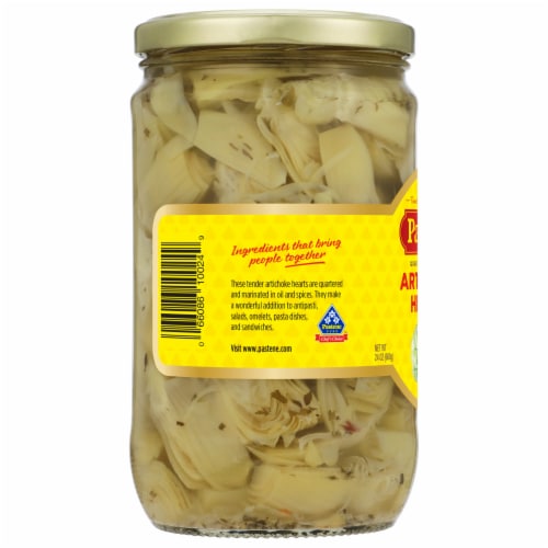 Pastene® Quartered & Marinated Artichoke Hearts Perspective: left