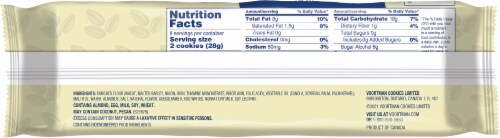 Voortman Bakery Zero Sugar Iced Almonette Cookies Perspective: left