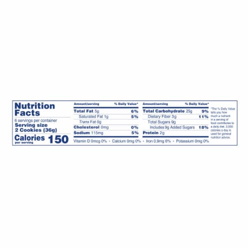 Voortman Bakery™ Super Grains Blueberry Cookies Perspective: left