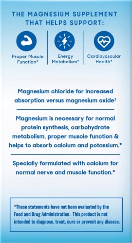 Slow-Mag® Magnesium Chloride Tablets Perspective: left