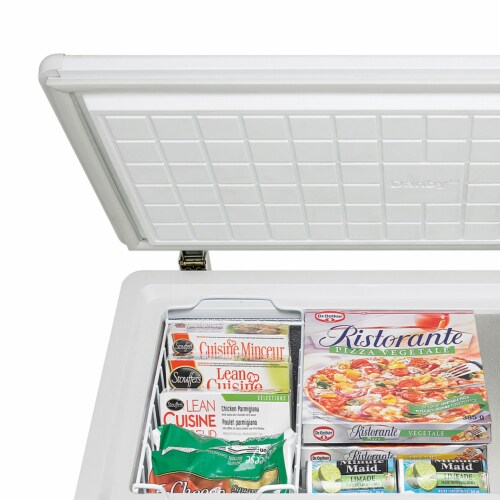 Danby 7.2 Cubic Foot Chest Freezer with Energy Efficient Foam Insulated Cabinet Perspective: left