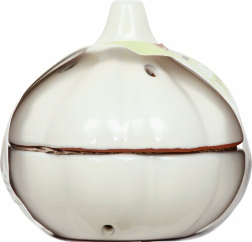 Joie Terracotta Garlic Fresh Pod - White Perspective: left