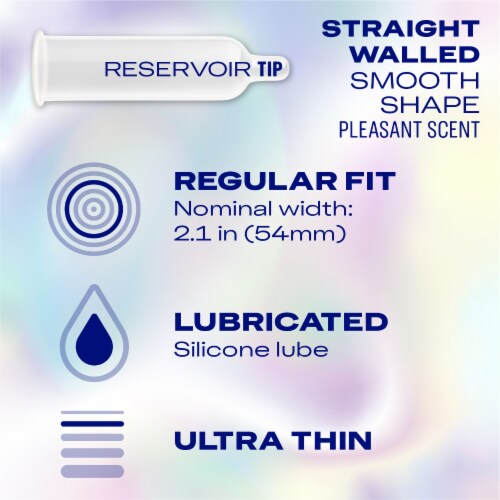 Durex Air Ultra Thin Regular Fit Condoms Perspective: left