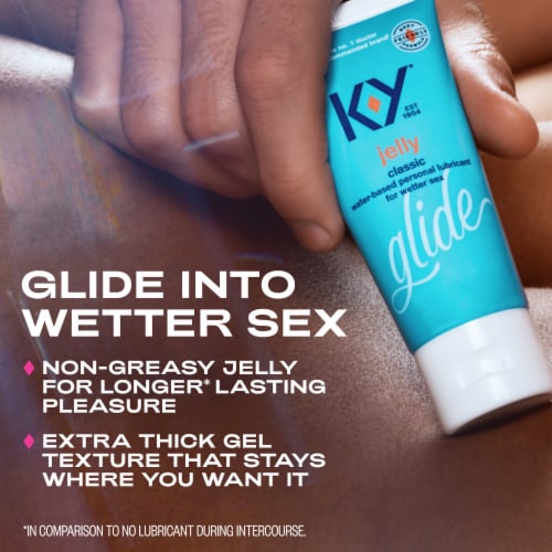 KY Jelly Water-Based Personal Lubricant Perspective: left