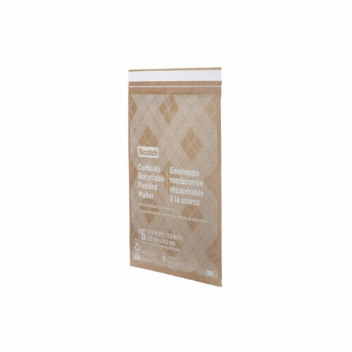 Scotch™ Curbside Recyclable Padded Mailer Perspective: left