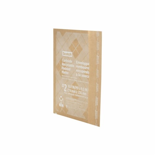 Scotch™ Curbside Recyclable Padded Mailer Perspective: left