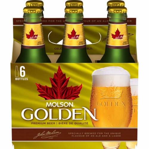Molson Golden Beer Perspective: left