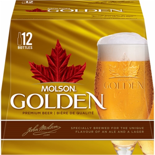 Molson Golden Beer Perspective: left