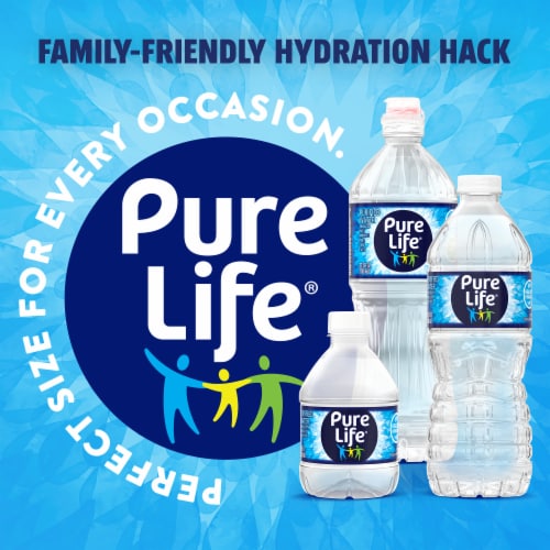 Pure Life Purified Water, 1 Gallon, Plastic Bottled Water Jug