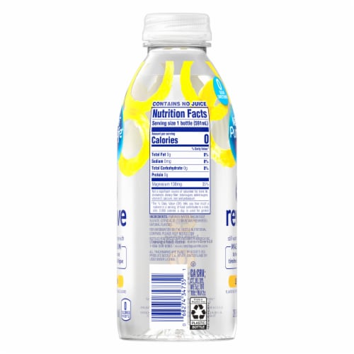 Pure Life® Lemon Flavored Bottled Water Perspective: left