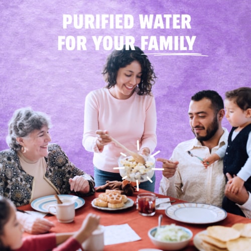 Pure Life® Purified Bottled Water Perspective: left