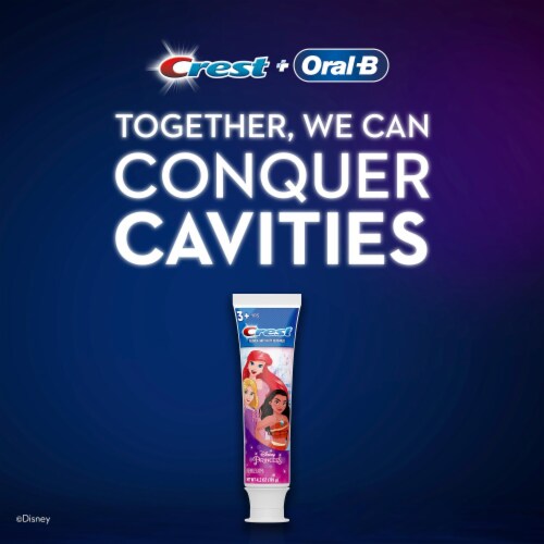 Crest Kids Disney Princesses Bubblegum Flavor Toothpaste Perspective: left