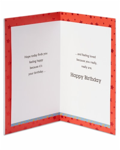 American Greetings Birthday Card (Candles Love You) Perspective: left