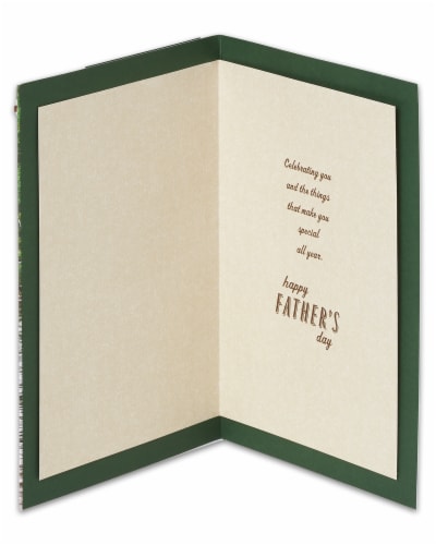 American Greetings Father's Day Card (Strength Kindness Wisdom) Perspective: left