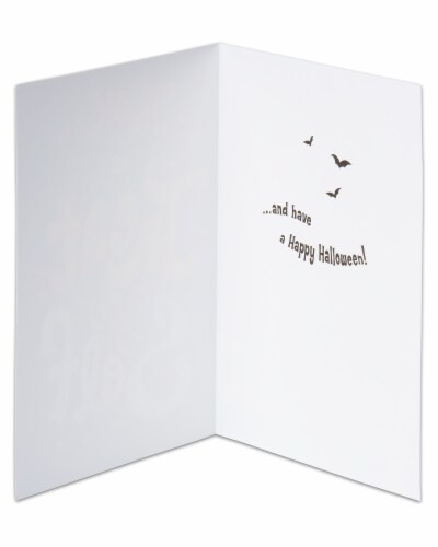 American Greetings Funny Halloween Greeting Cards, 6-Count (Treat Yo Self) Perspective: left
