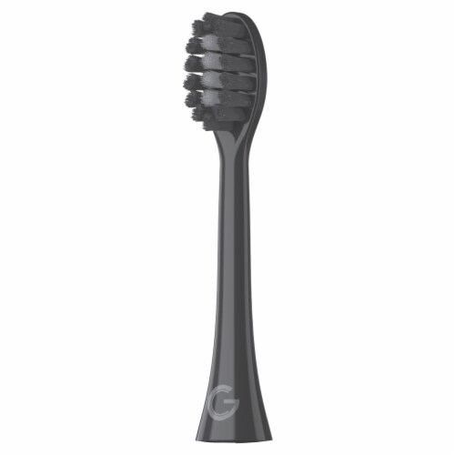 Gleem Black Toothbrush Refill Head Perspective: left