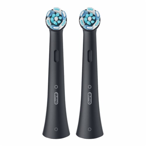 Oral-B iO Ultimate Clean Black Replacement Brush Heads Perspective: left