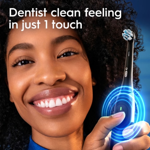 Oral-B iO Series 2 Rechargeable Electric Powered Toothbrush, Night Black Perspective: left