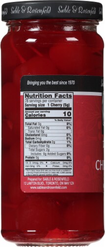 Sable & Rosenfeld Whiskey Tipsy® Cherries Perspective: left