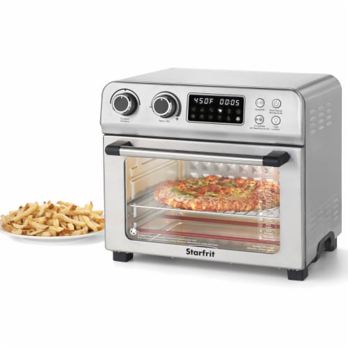 20.885-Quart 1,700-Watt Air Fryer Toaster Oven Perspective: left