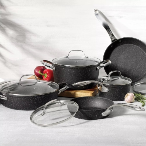 BALLARINI Avola by HENCKELS 10-pc Aluminum Nonstick Cookware Set, 10-pc -  Kroger